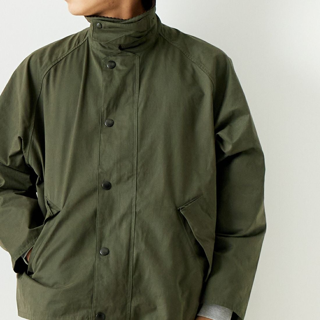 Barbour [バブアー] トランスポート ピーチスキンノンオイルドジャケット [MCA0931] SAGE