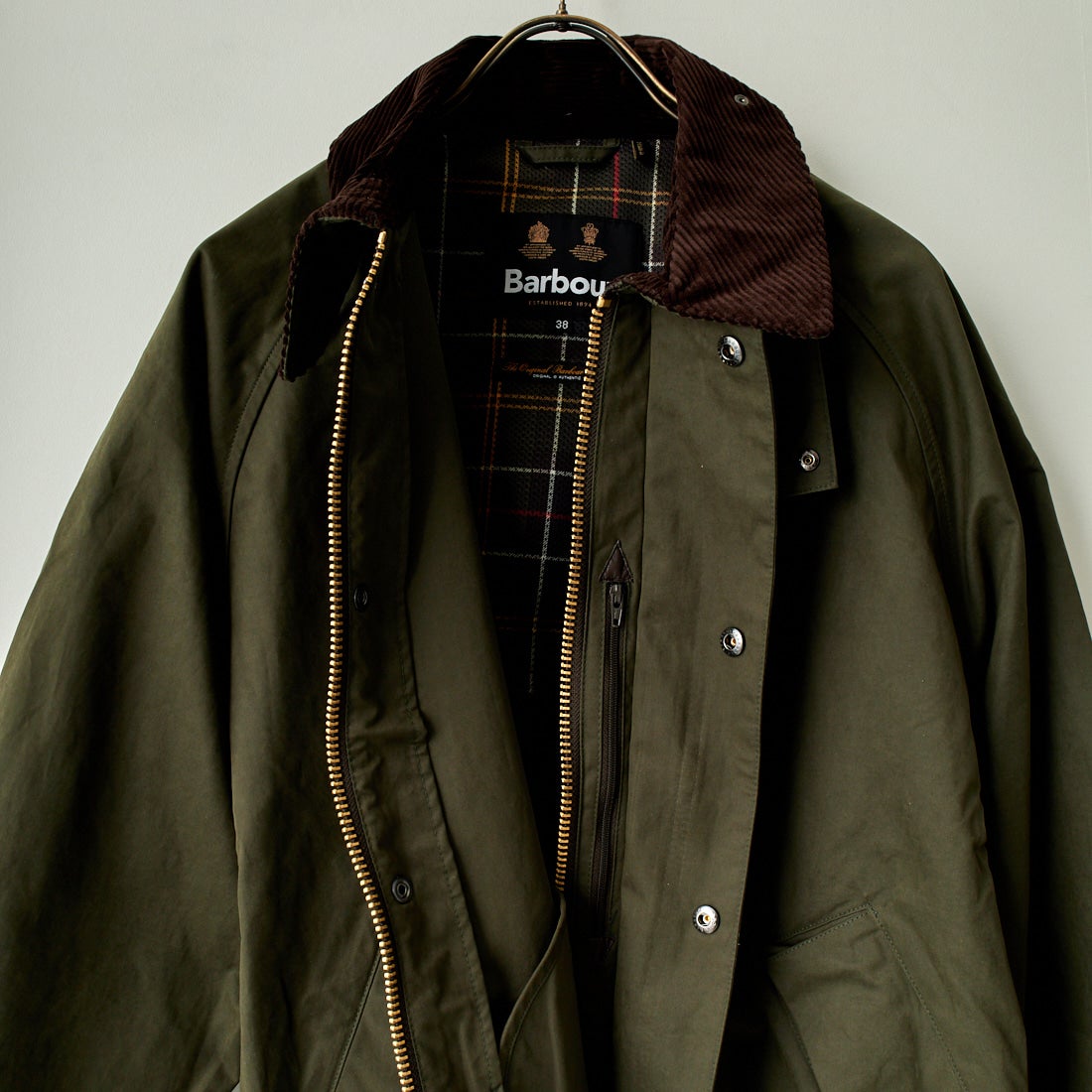 Barbour [バブアー] トランスポート ピーチスキンノンオイルドジャケット [MCA0931] SAGE