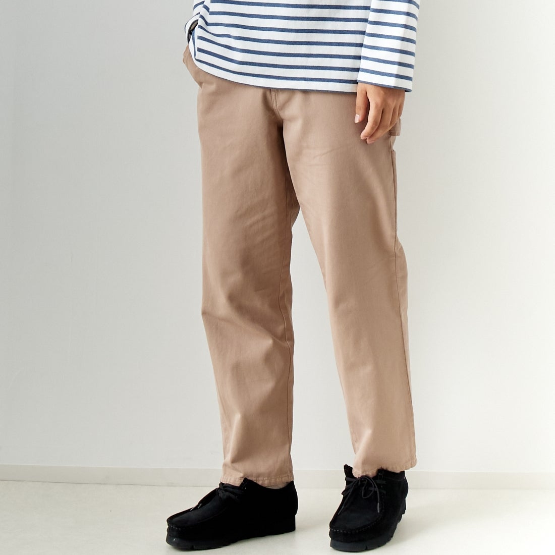 SMITH'S [スミス] ペインターパンツ [4175-5031] 18 TAUPE &&モデル身長：179cm 着用サイズ：M&&