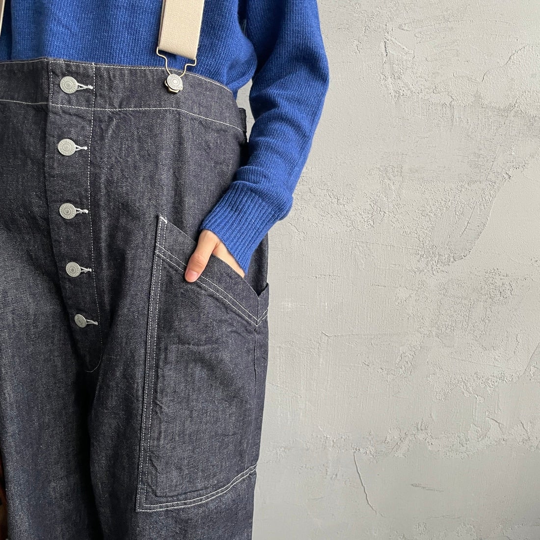 HARVESTY [ハーベスティ] サスペンダーガーデンパンツ [A12401] 98 ONEWASH