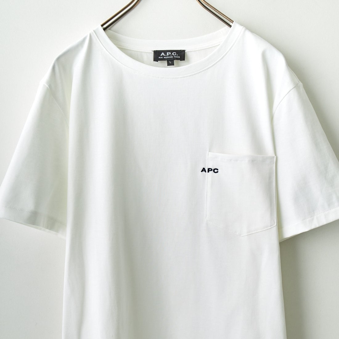 A.P.C. [アー・ペー・セー] ポケットTシャツ [POCKET-EMB-T]｜ジーンズ