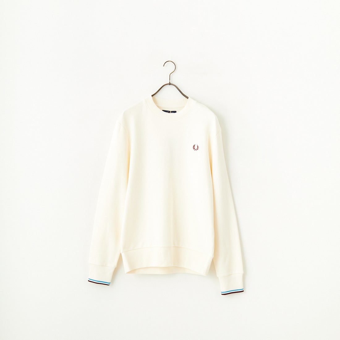 FRED PERRY [フレッドペリー] ワンポイント刺繍 クルーネックスウェット [M7535] Z46 ECR/CO