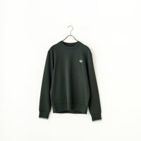 FRED PERRY [フレッドペリー] ワンポイント刺繍 クルーネックスウェット [M7535] T50 NIGHTG