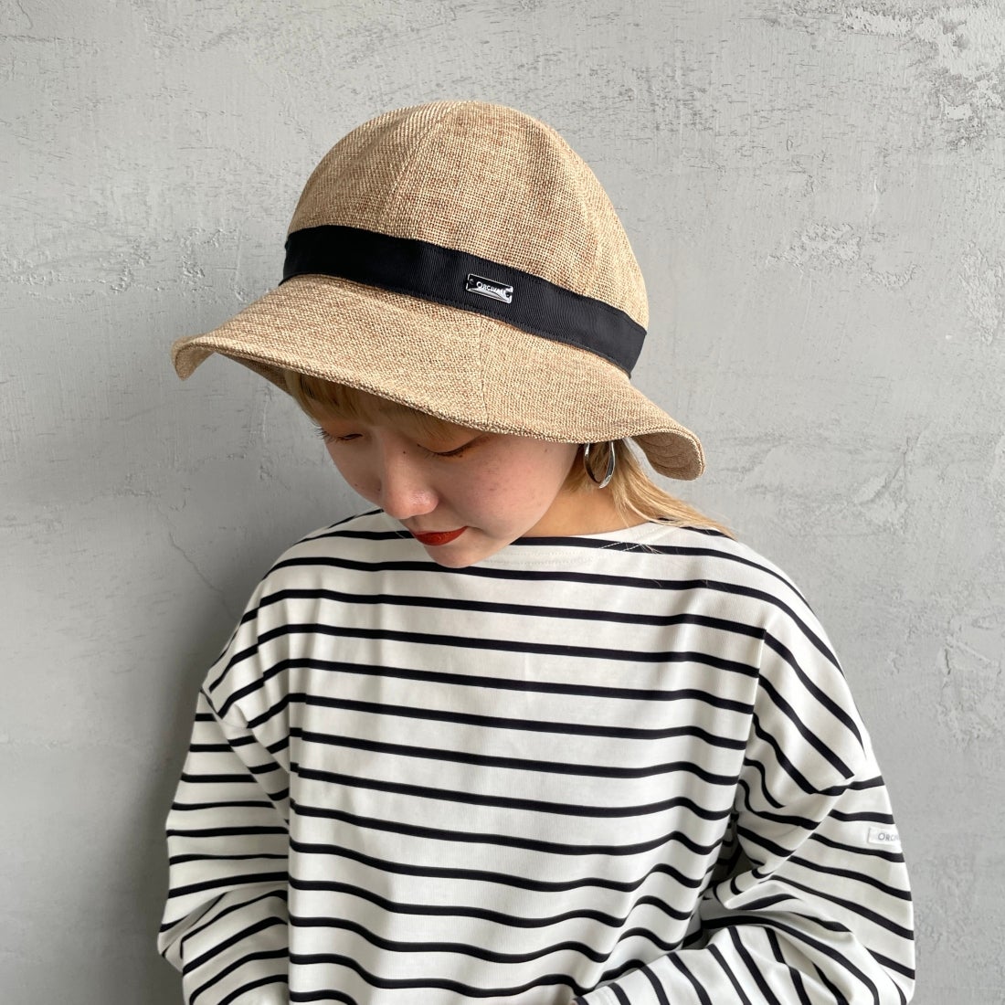 ORCIVAL [オーシバル] ラフィアライクナチュラルハット [OR-H0281RLP] BEIGE