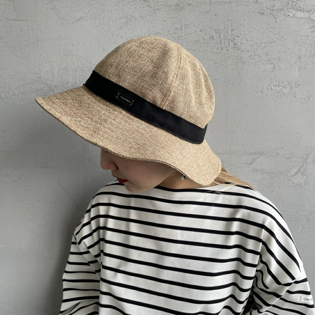 ORCIVAL [オーシバル] ラフィアライクナチュラルハット [OR-H0281RLP] BEIGE