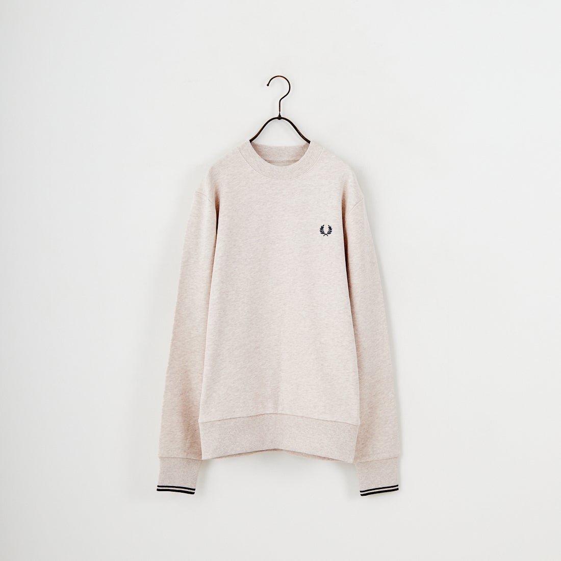 FRED PERRY [フレッドペリー] ワンポイント刺繍 クルーネックスウェット [M7535] W50 PORRID