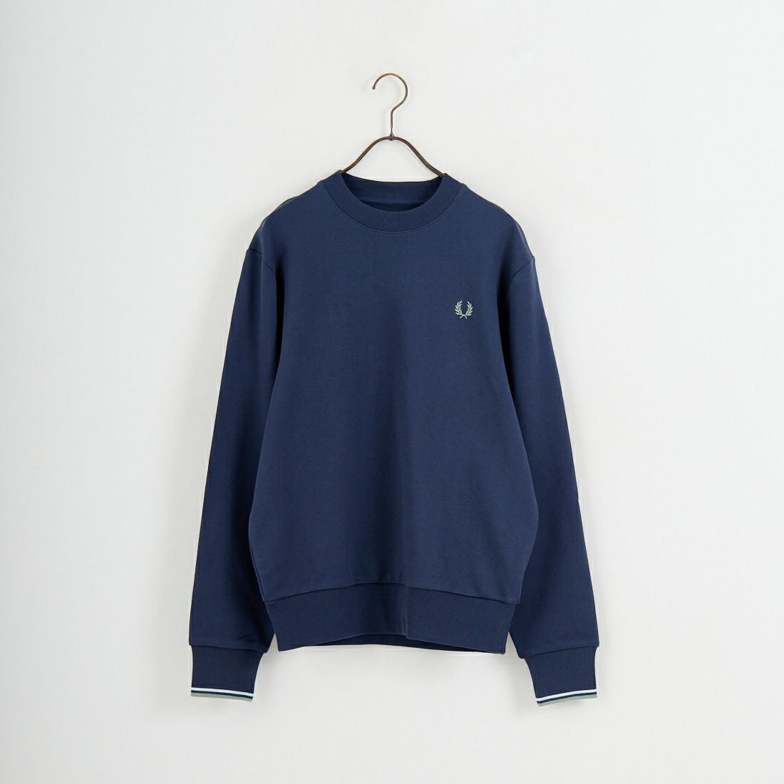 FRED PERRY [フレッドペリー] ワンポイント刺繍 クルーネックスウェット [M7535] Z47 DARKAI