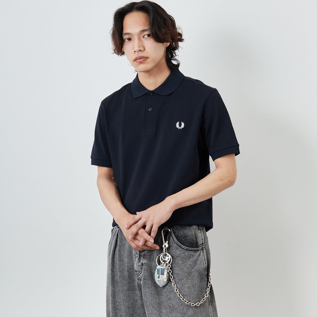608 NAVY&&モデル身長：179cm 着用サイズ：L&&