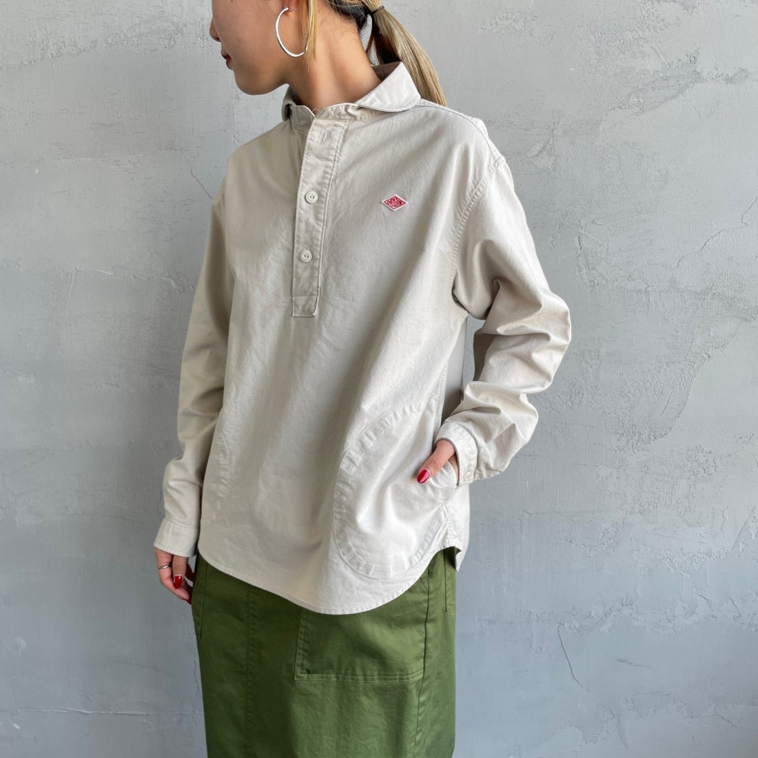 ‼︎‼︎最終‼︎‼︎ DANTON オックスフォードシャツ DANTON｜【20%OFF】プレーンオックスフォードバンドカラーシャツ jd