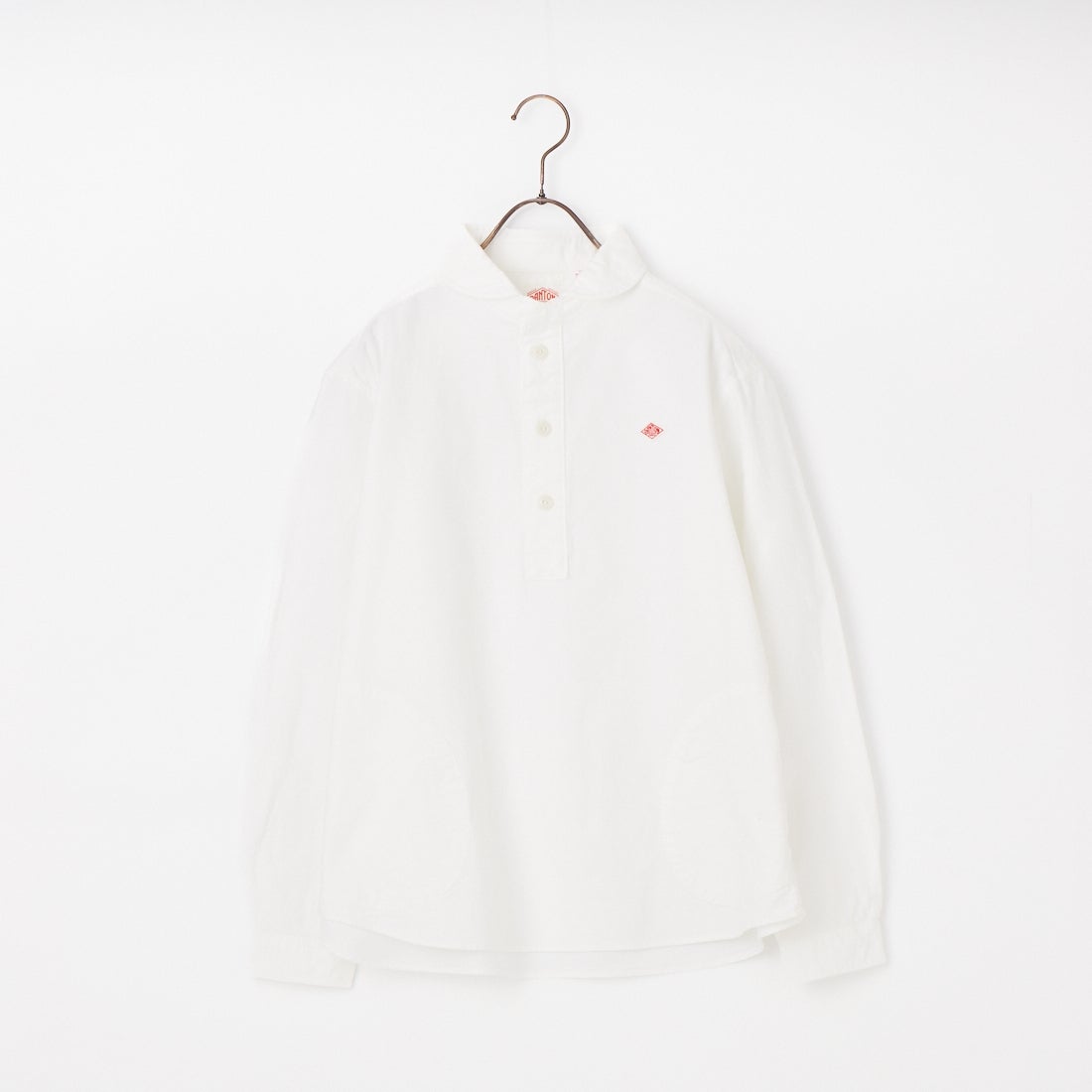 DANTON [ダントン] オックスフォード ラウンドカラーシャツ [DT-B0281SOX] WHITE