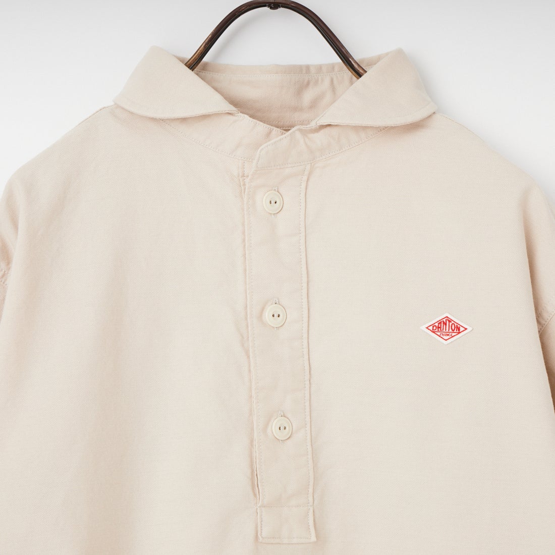 DANTON [ダントン] オックスフォード ラウンドカラーシャツ [DT-B0281SOX] OYSTER