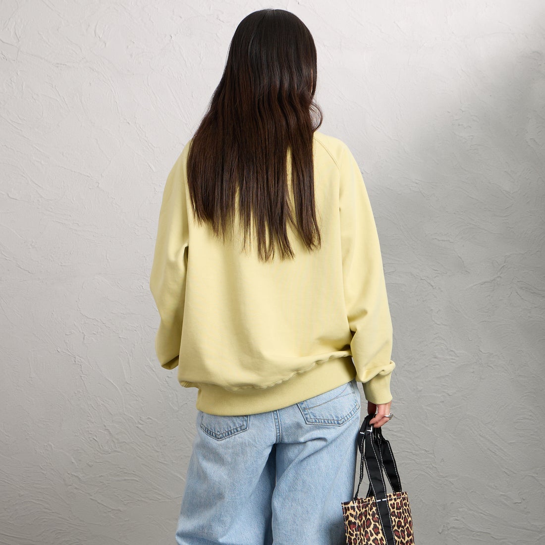 Gymphlex [ジムフレックス] スウィングスリーブ クルーネックプルオーバー [GY-C0291TCA] YELLOW &&モデル身長：150cm 着用サイズ：12&&