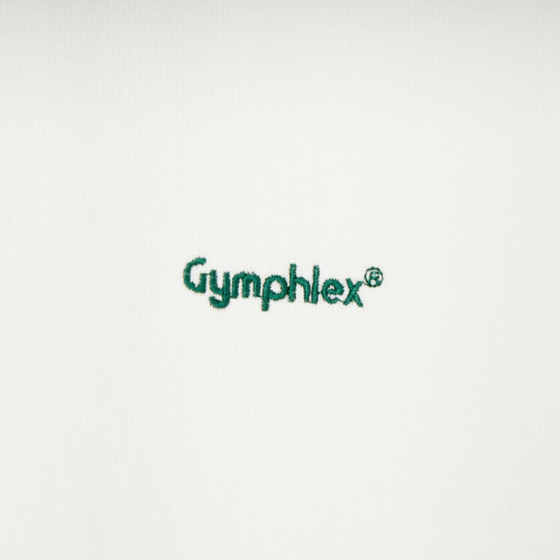 Gymphlex [ジムフレックス] ロゴ刺繍 ロングスリーブTシャツ [GY-C0102HWJ] OFF WHITE