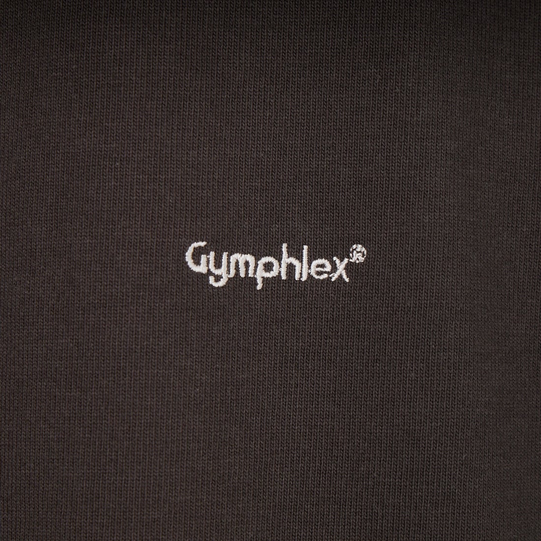 Gymphlex [ジムフレックス] ロゴ刺繍 ロングスリーブTシャツ [GY-C0102HWJ] CHARCOAL
