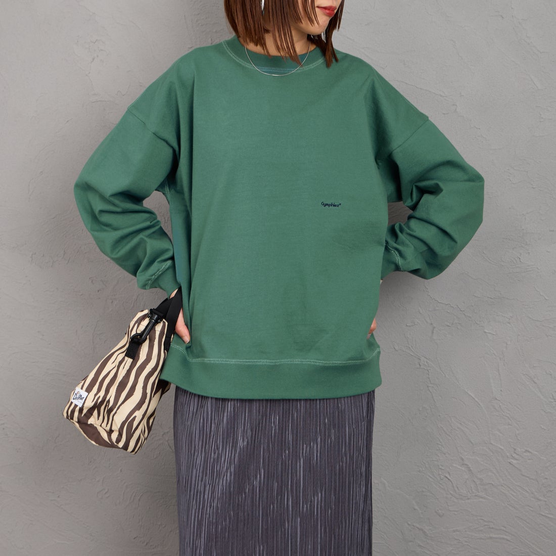 LT.GREEN&&モデル身長：159cm 着用サイズ：XS&&