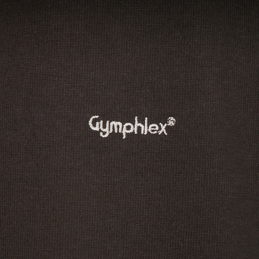 Gymphlex [ジムフレックス] ロゴ刺繍 ロングスリーブTシャツ [GY-C0102HWJ] CHARCOAL