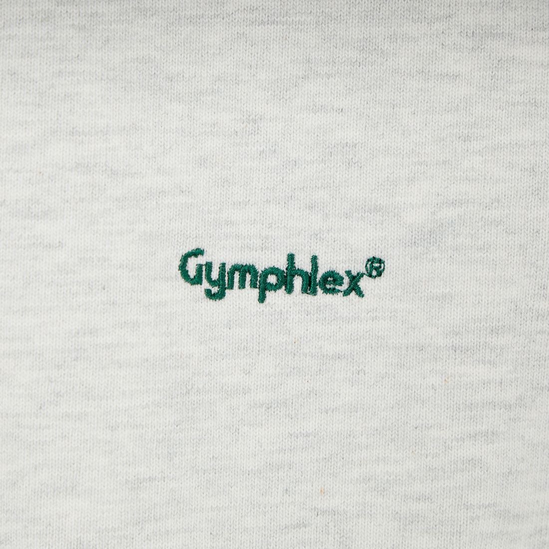Gymphlex [ジムフレックス] ロゴ刺繍 ロングスリーブTシャツ [GY-C0102HWJ] H.LT.GREY