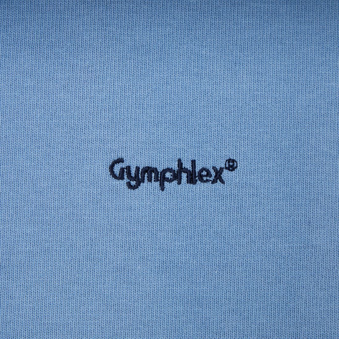 Gymphlex [ジムフレックス] ロゴ刺繍 ロングスリーブTシャツ [GY-C0102HWJ] DK.SAX