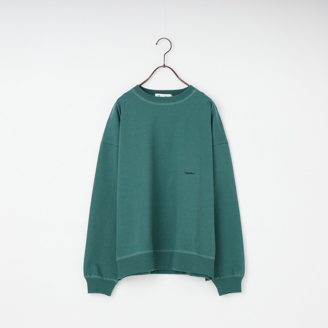 Gymphlex [ジムフレックス] ロゴ刺繍 ロングスリーブTシャツ [GY-C0102HWJ] LT.GREEN