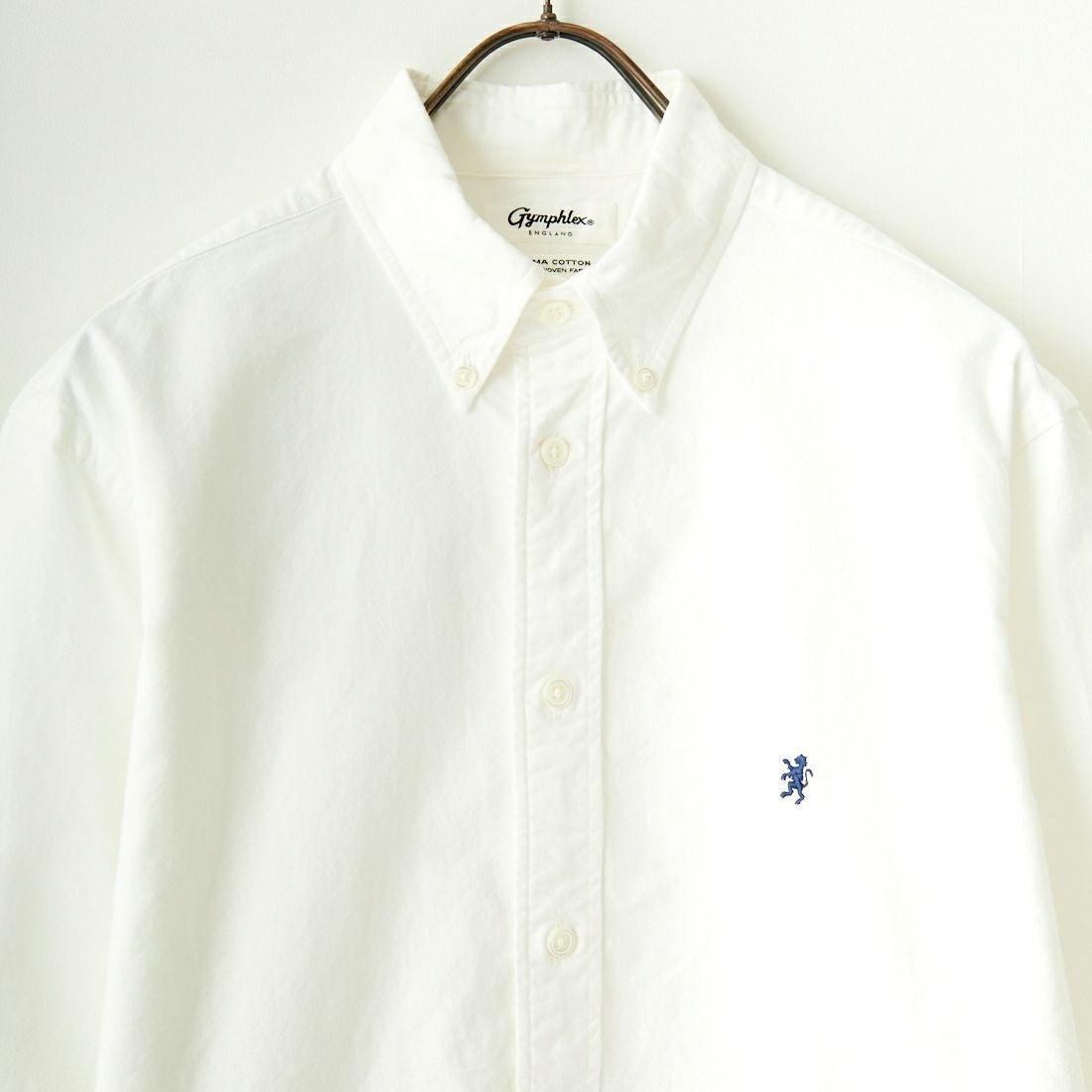 Gymphlex [ジムフレックス] ボタンダウンシャツ [GY-B0196SOX] WHITE