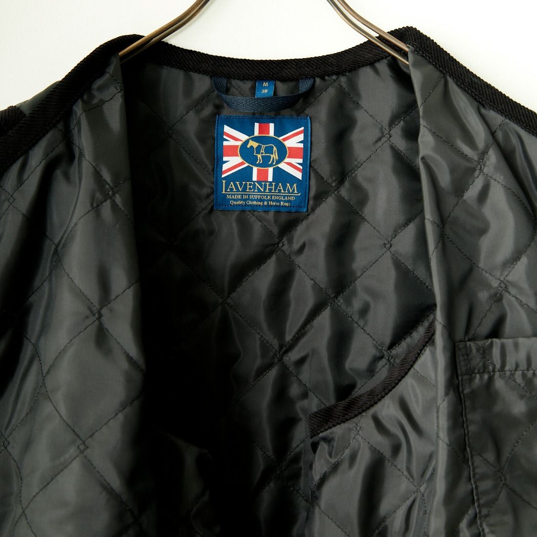 LAVENHAM [ラベンハム] アンワディッド ソーンハム キルティングベスト [LV7045] G95 LAMP B