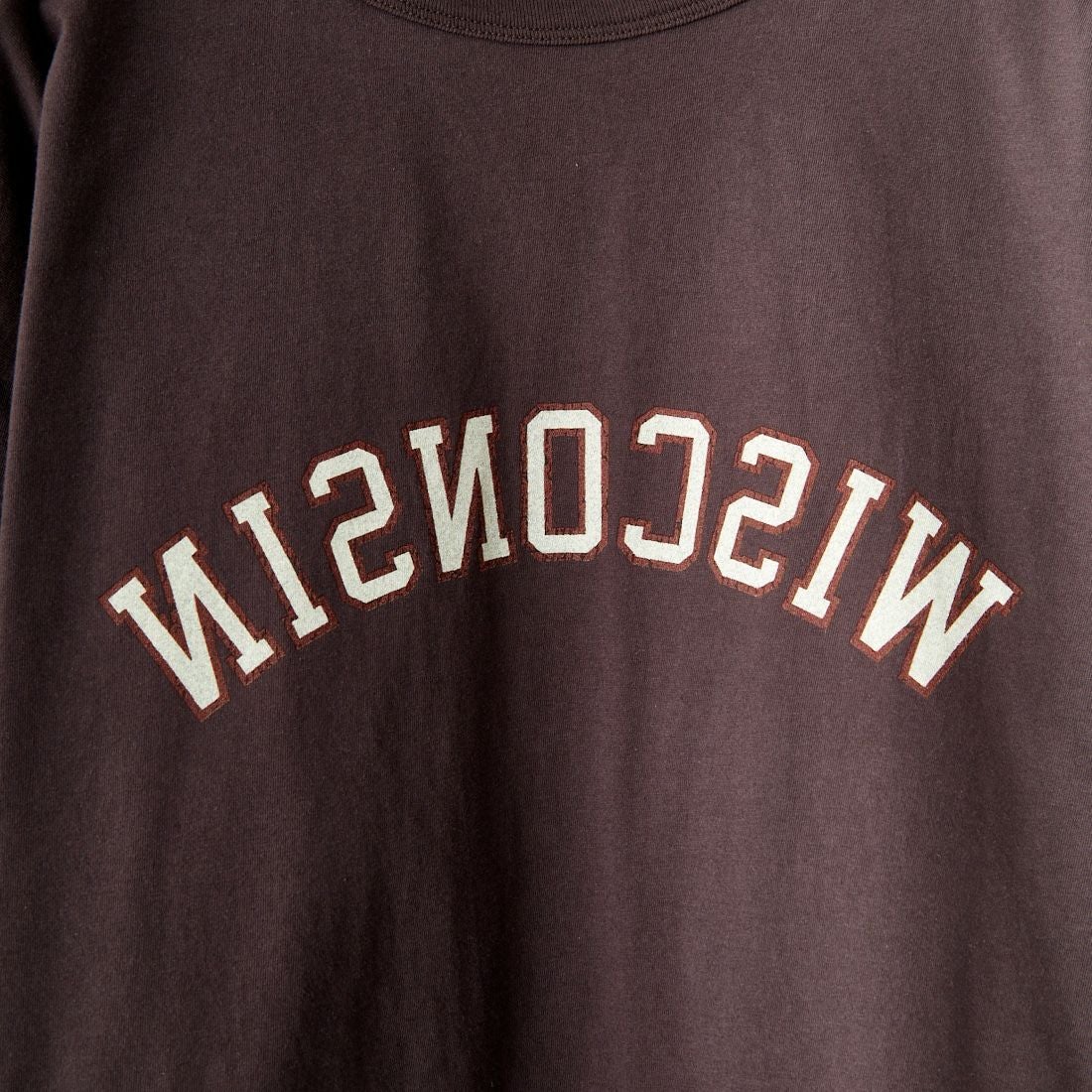 St.Johns 3rd club [セントジョンズサードクラブ] WISCONSIN Tシャツ [SJ24-06L] DK.BRN/CRM