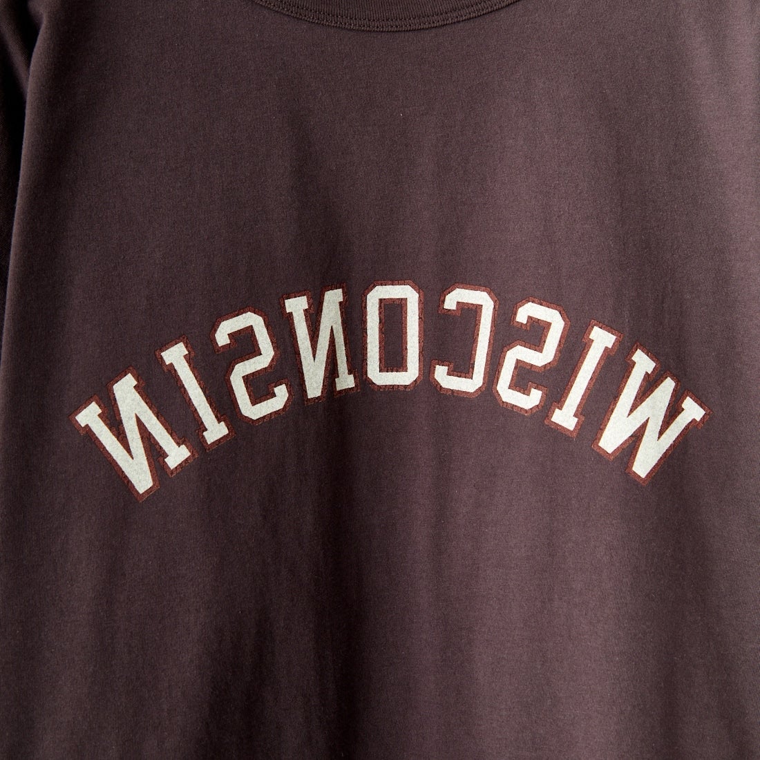 St.Johns 3rd club [セントジョンズサードクラブ] WISCONSIN Tシャツ [SJ24-06L] DK.BRN/CRM