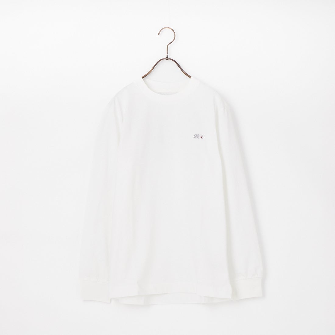 LACOSTE [ラコステ] ベーシックロングスリーブTシャツ [TH5583] 001 WHITE