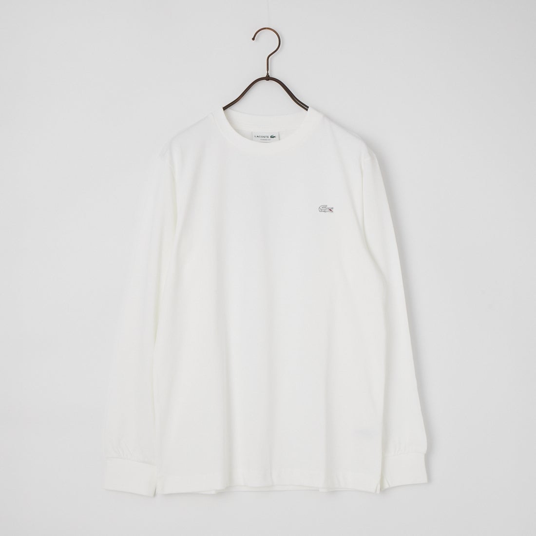 LACOSTE [ラコステ] ベーシックロングスリーブTシャツ [TH5583] 001 WHITE