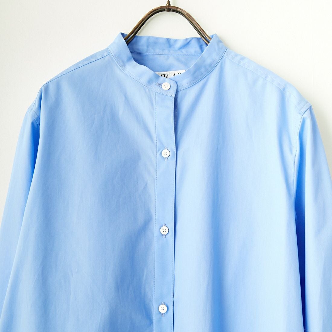 MICA&DEAL [マイカアンドディール] バックドレープリボンブラウス [0124101028] BLUE