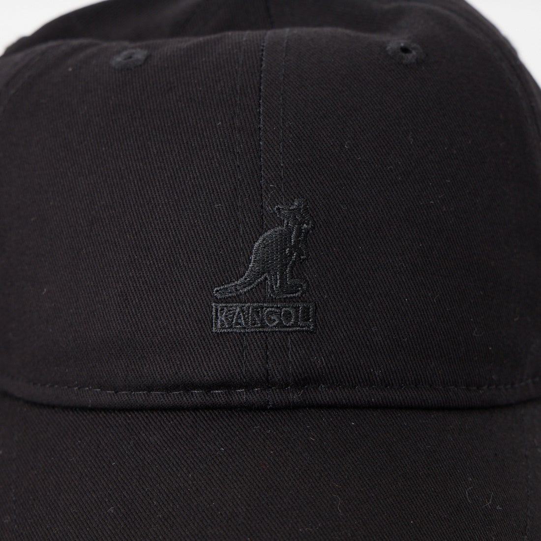 KANGOL [カンゴール] コットンツイル ベースボールキャップ [231069631] 08 BLK/BLK
