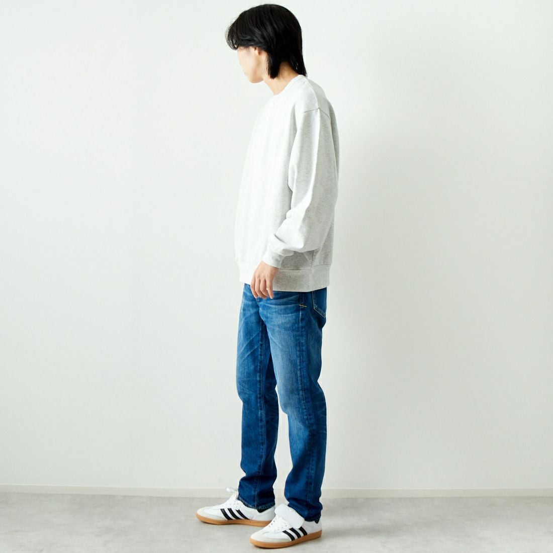 YANUK [ヤヌーク] テーパード PHILIP2/フィリップ2 [57241003] OBL &&モデル身長：179cm 着用サイズ：30&&