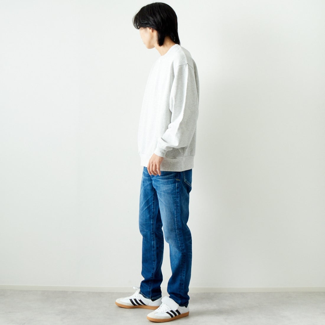 YANUK [ヤヌーク] テーパード PHILIP2/フィリップ2 [57241003] OBL &&モデル身長：179cm 着用サイズ：30&&
