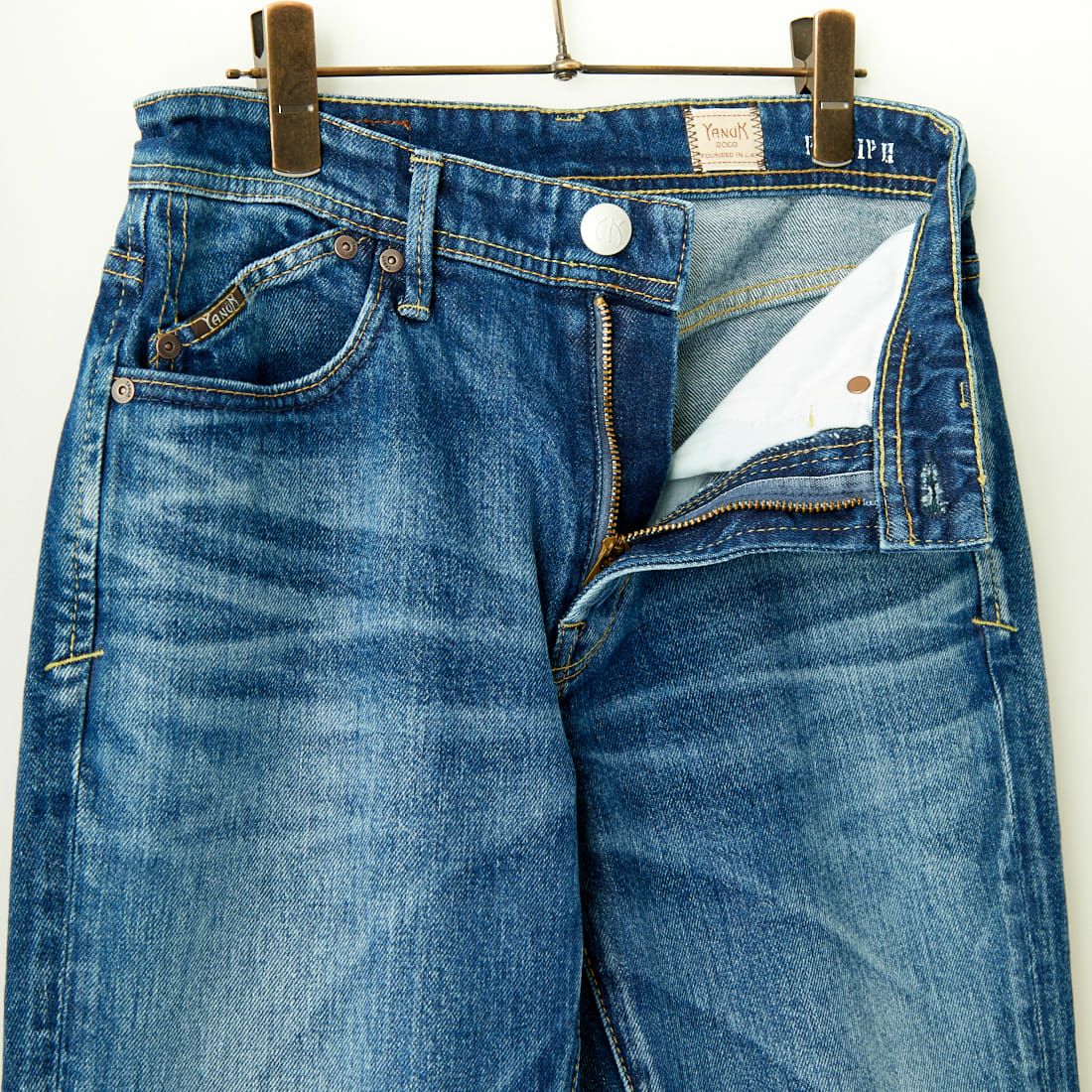 はぴ様新品YANUKヤヌークフィリップ2デニムパンツジーンズスラックス YANUK [ヤヌーク] テーパード PHILIP2/フィリップ2 [57241003
