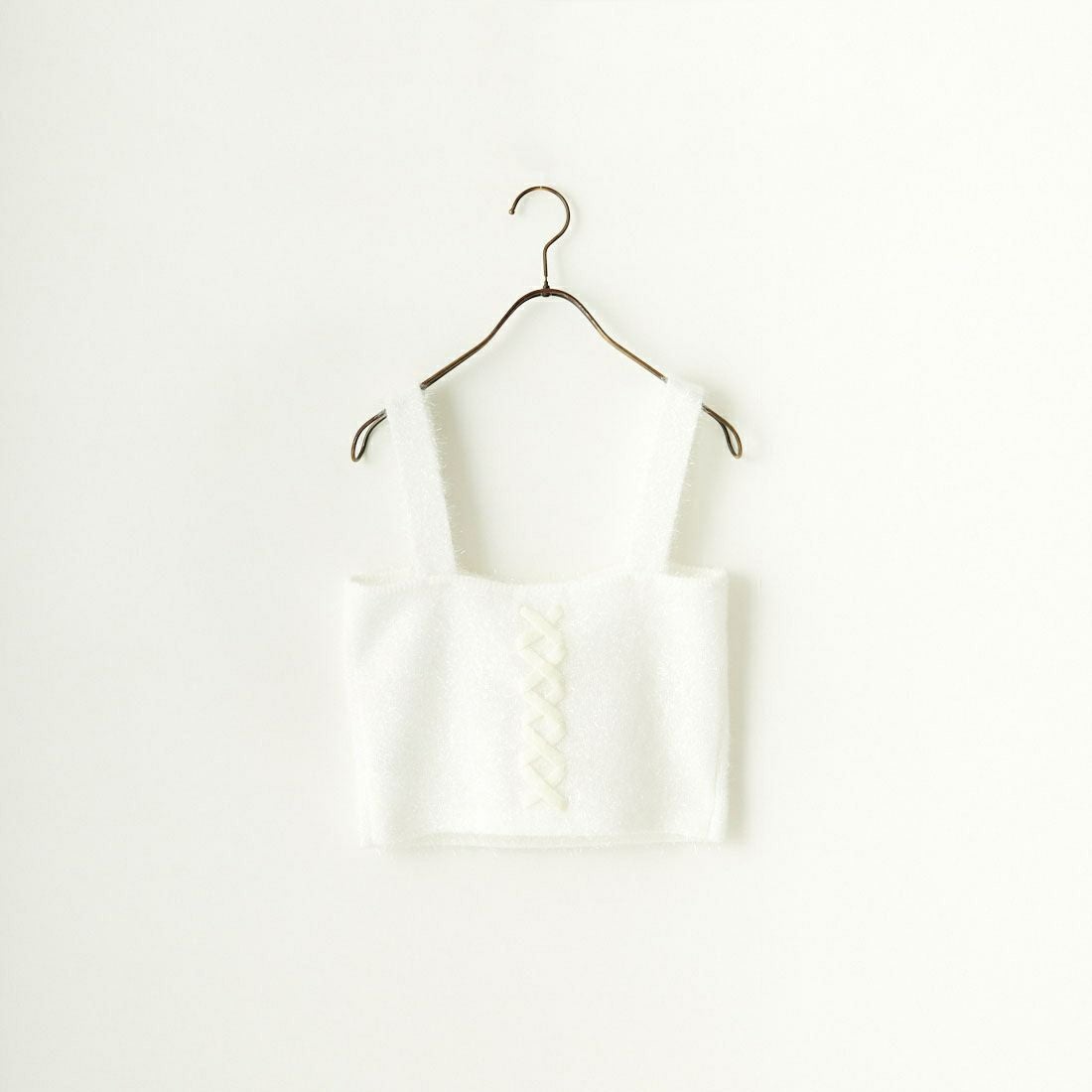 +81 BRANCA [ハチイチブランカ] ニットビスチェ [81B-24SS-K02] WHITE