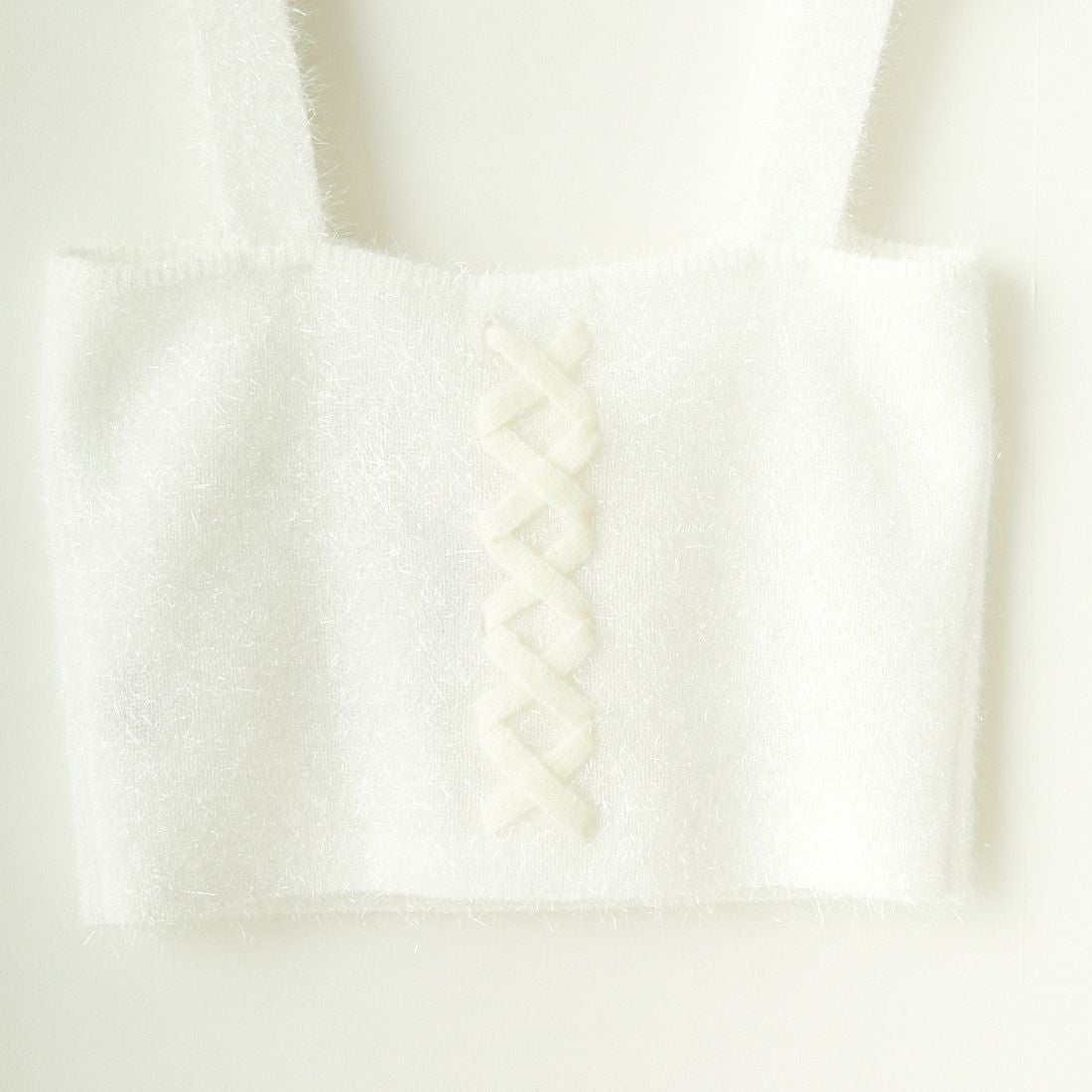 +81 BRANCA [ハチイチブランカ] ニットビスチェ [81B-24SS-K02] WHITE