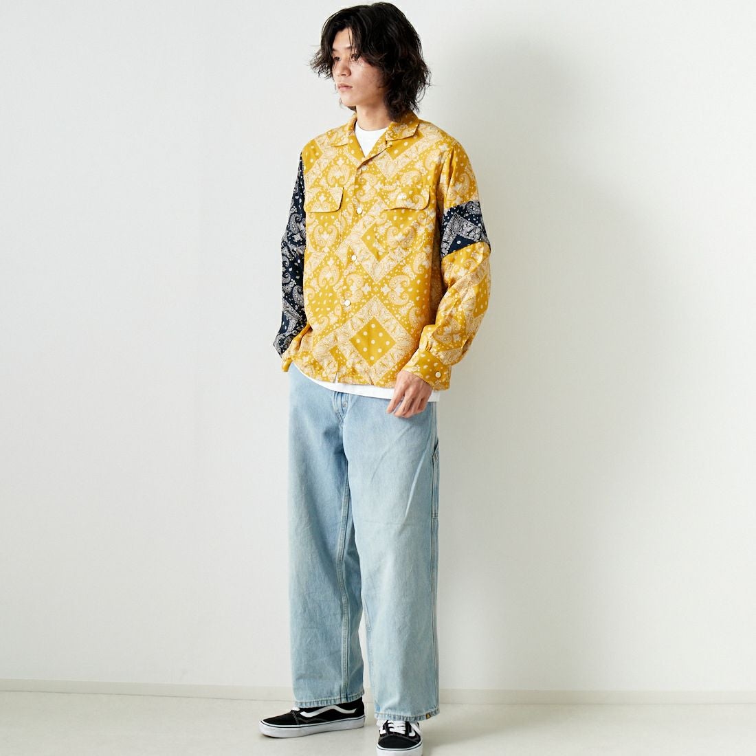 AiE [エーアイイー] ペイズリープリント ZPCシャツ [OT731]｜ジーンズ