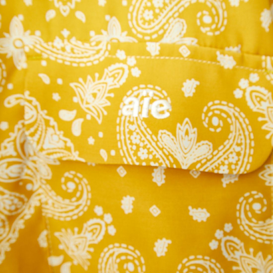 AiE [エーアイイー] ペイズリープリント ZPCシャツ [OT731] BROWN