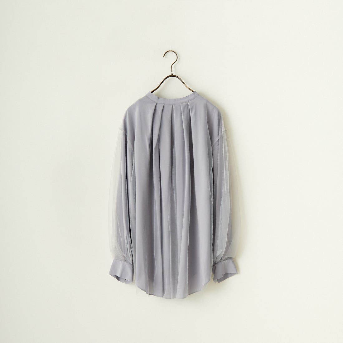 CHIGNON [シニヨン] チュールレイヤーシャツ [1641-011KK] GRAY