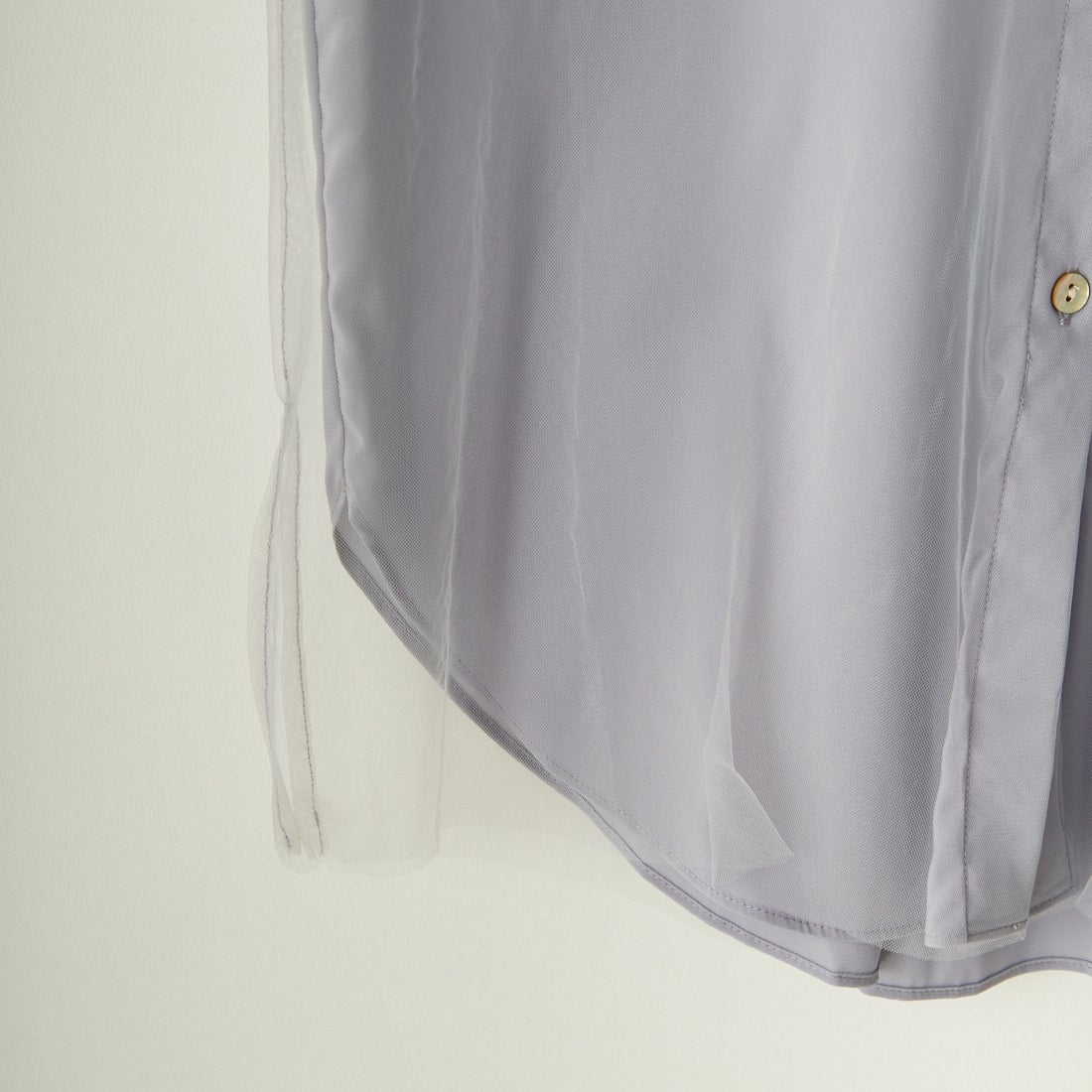 CHIGNON [シニヨン] チュールレイヤーシャツ [1641-011KK] GRAY