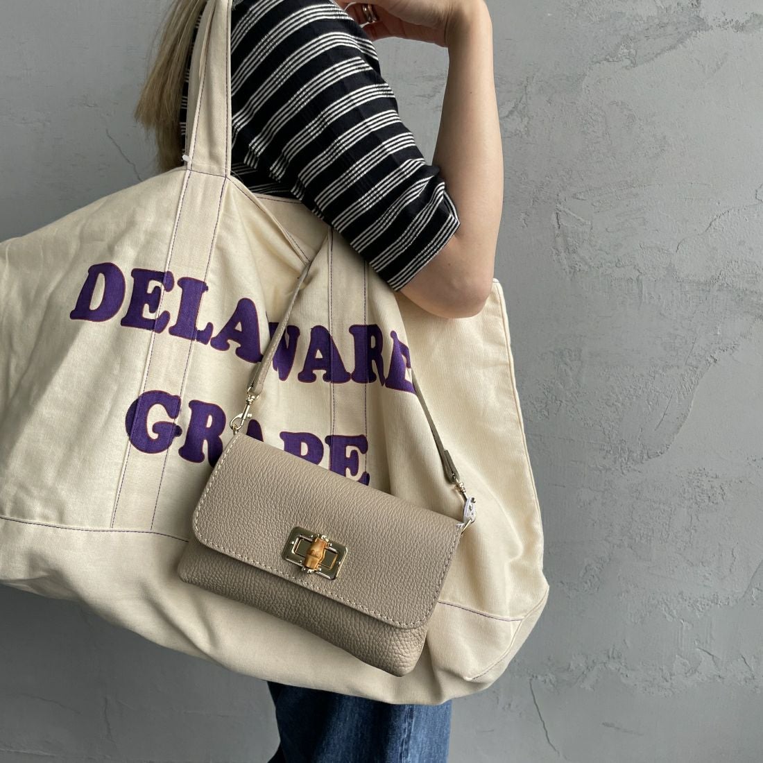 BAGMATI [バグマティ] ダックキャンバス トートバッグ [AN-230626] BEG/DELAWA