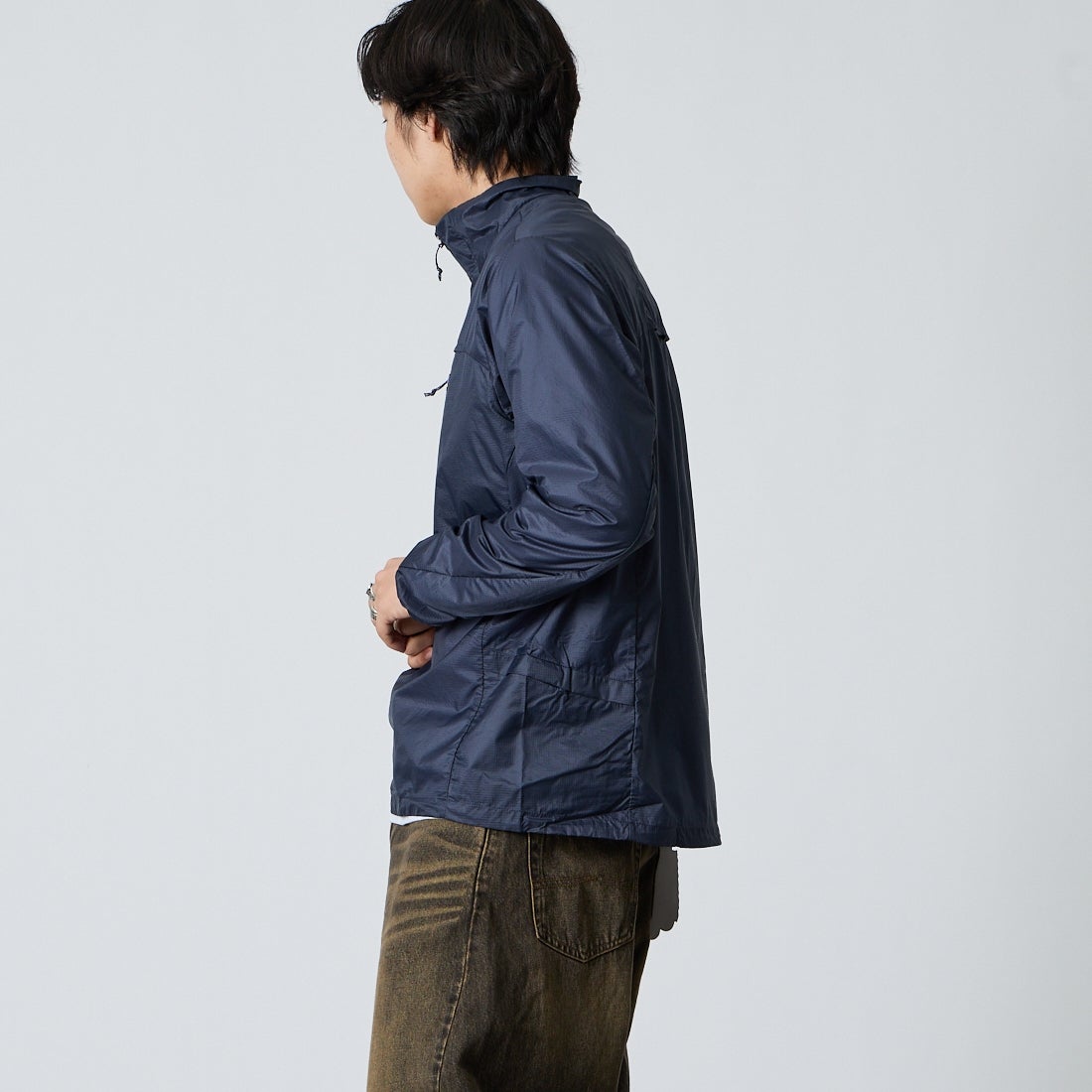 patagonia [パタゴニア] メンズ フーディニ スタッシュ ハーフジッププルオーバー [23410] SMDB &&モデル身長：179cm 着用サイズ：M&&