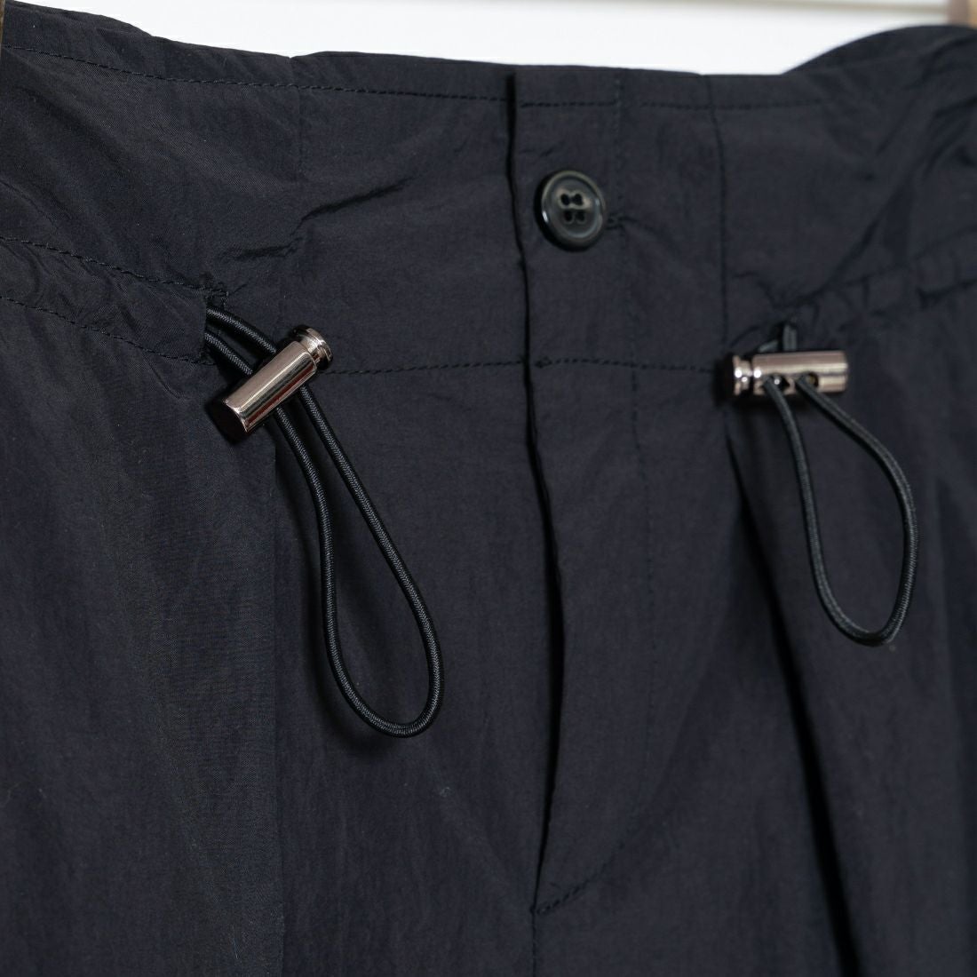 Jeans Factory Clothes [ジーンズファクトリークローズ] ドローコードギャザースカート [21241062] 004 ﾌﾞﾗｯｸ