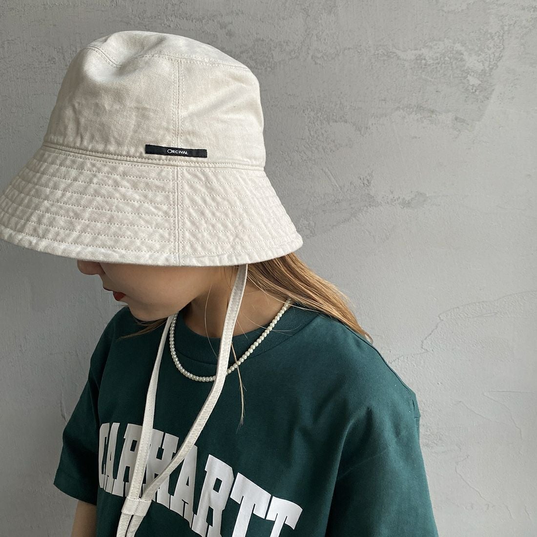 ORCIVAL [オーシバル] バケットハット [OR-H0082TCL] IVORY