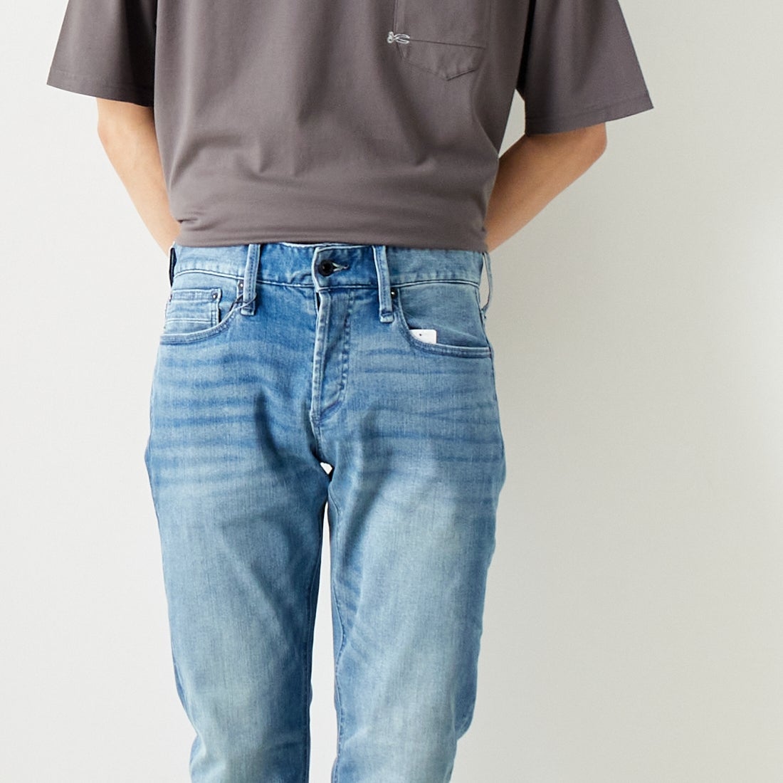 DENHAM [デンハム] スリムフィットジーンズ RAZOR [RAZOR-FMMI-CS] LIGHT BLUE