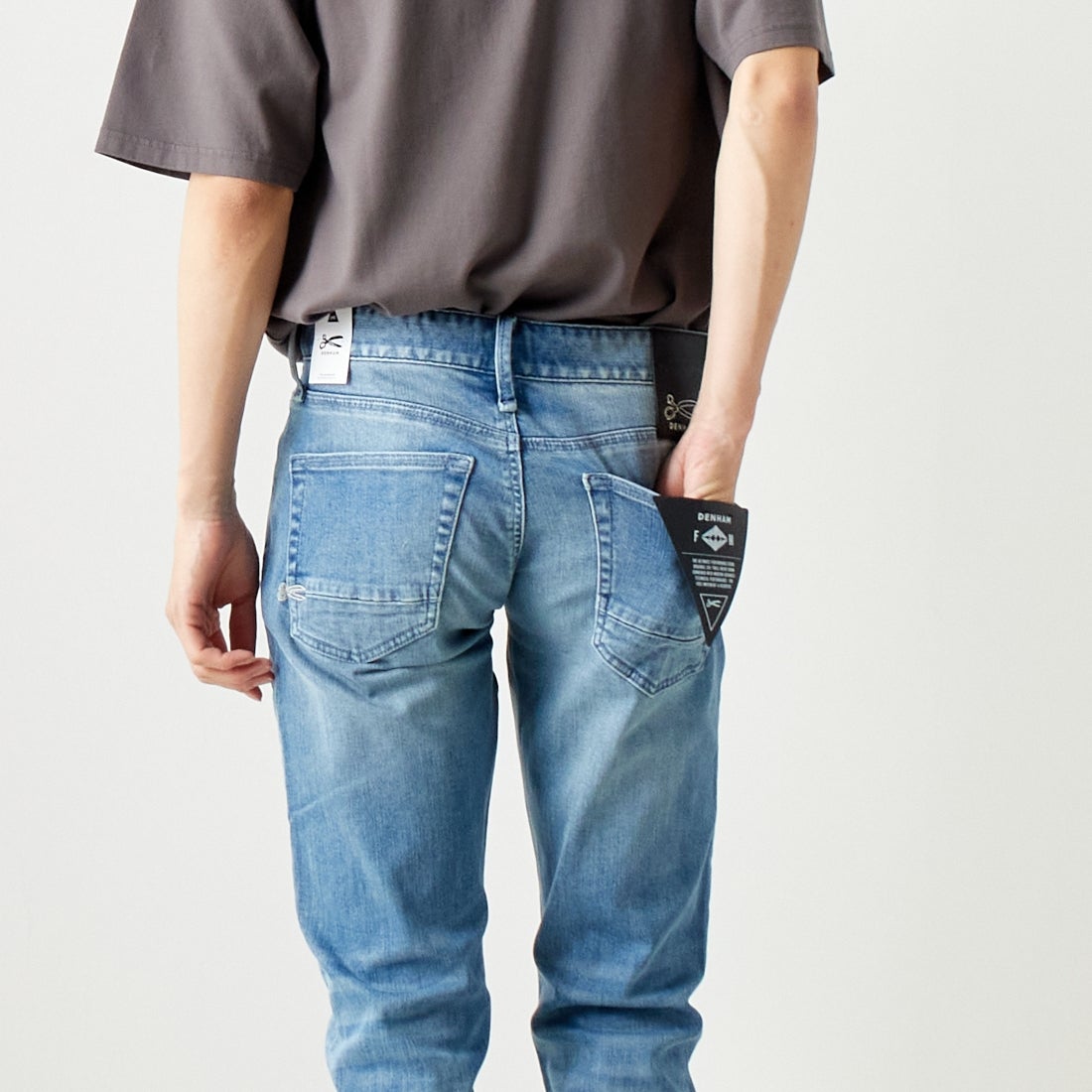 DENHAM [デンハム] スリムフィットジーンズ RAZOR [RAZOR-FMMI-CS] LIGHT BLUE