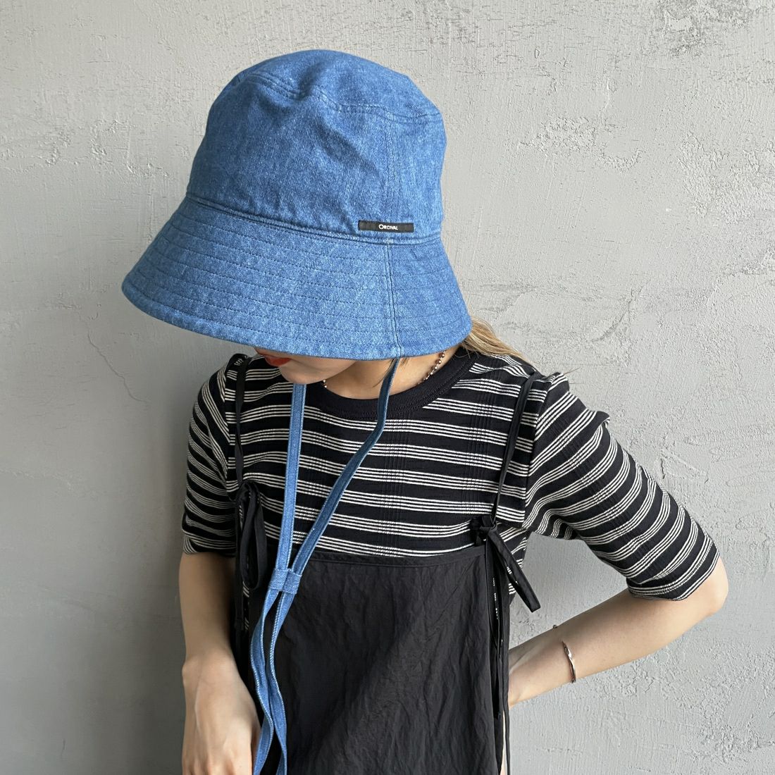 ORCIVAL [オーシバル] ソフトデニム バケットハット [OR-H0082SFD] BLUE INDIG