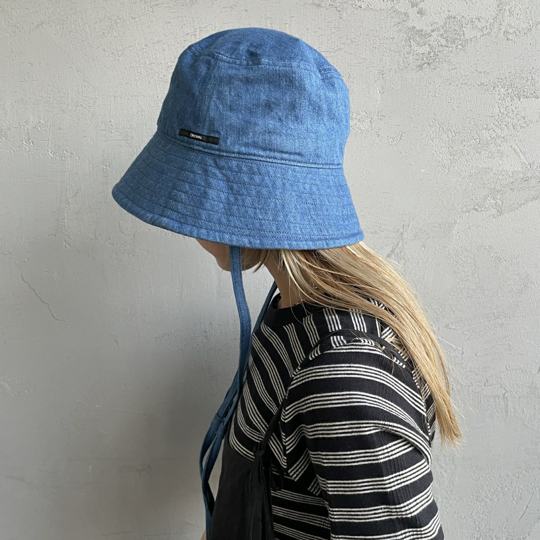 ORCIVAL [オーシバル] ソフトデニム バケットハット [OR-H0082SFD] BLUE INDIG