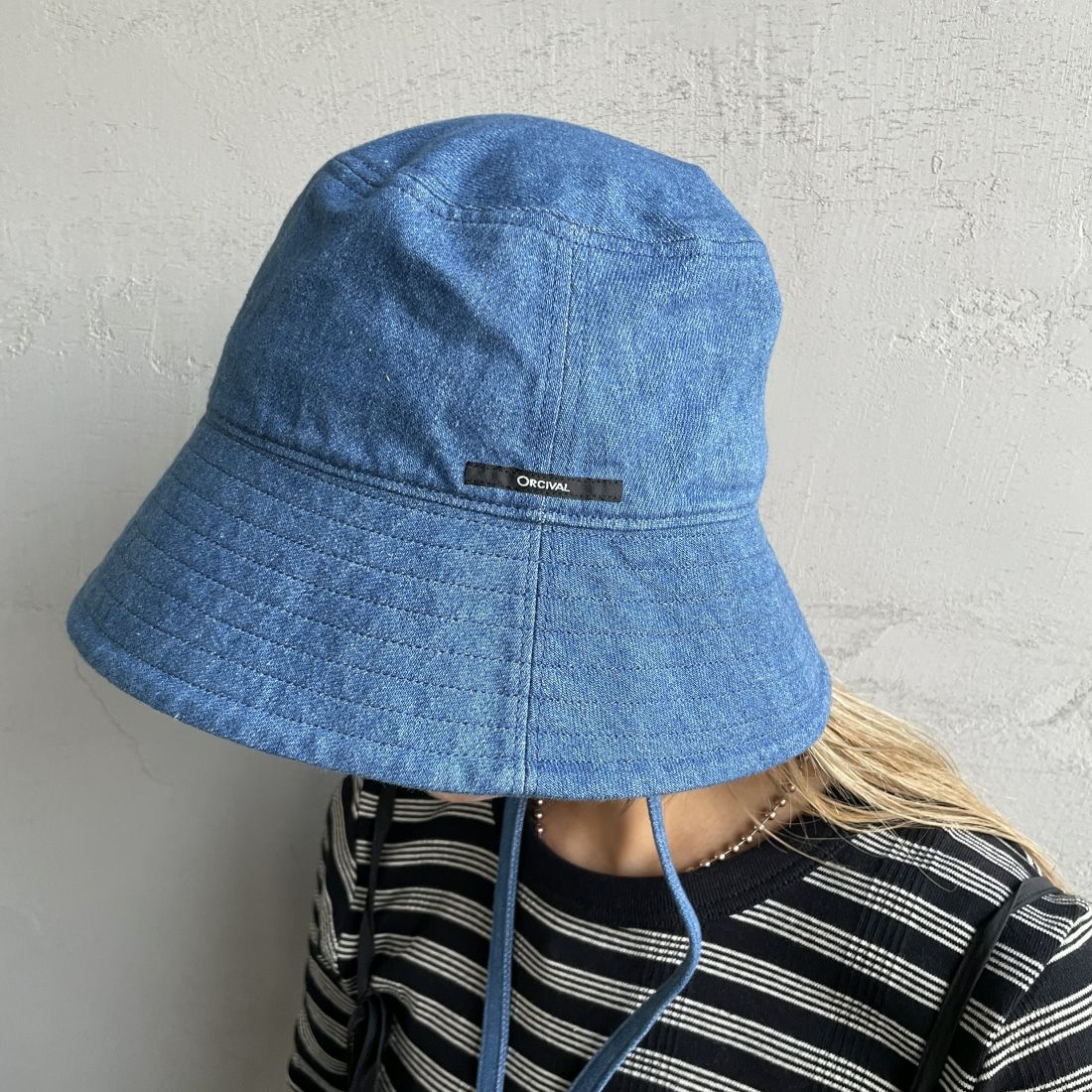 ORCIVAL [オーシバル] ソフトデニム バケットハット [OR-H0082SFD] BLUE INDIG