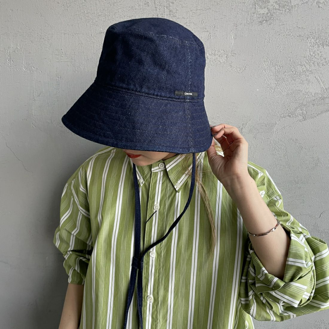ORCIVAL [オーシバル] ソフトデニム バケットハット [OR-H0082SFD] NAVY INDIG